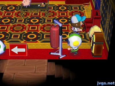 Jeff, Megan, and Yann try to dance to the music.