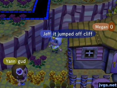 Jeff: It jumped off [the] cliff!