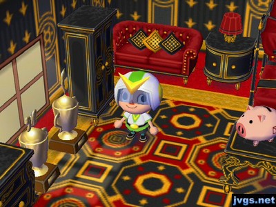 The gold trophy from the fishing tournament, on display in my house.