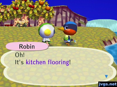 Robin: Oh! It's kitchen flooring!