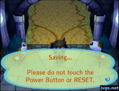 Saving... Please do not touch the Power Button or RESET.