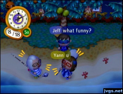 Jeff: What funny? Yann: U.