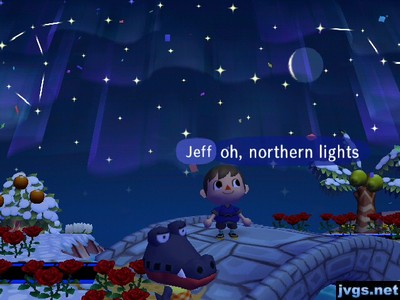 Jeff: Oh, northern lights.