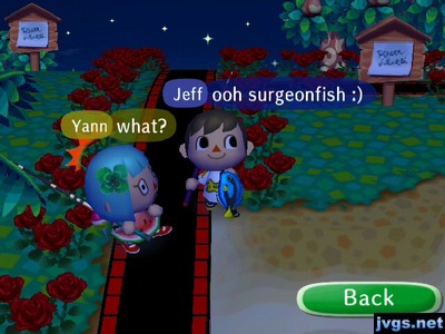 Jeff: Ooh surgeonfish. :) Yann: what?