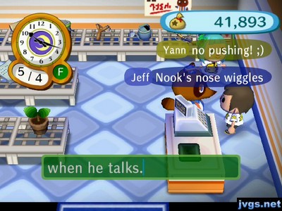 Jeff: Nook's nose wiggles when he talks.