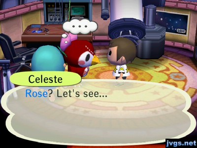 Celeset: Rose? Let's see...
