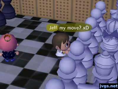 Jeff, trying to pull a pawn: My move?