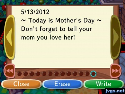 ~Today is Mother's Day~ Don't forget to tell your mom you love her!
