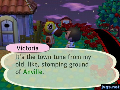 Victoria: It's the town tune from my old, like, stomping ground of Anville.