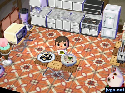 A kitchen as the model room at the HRA.