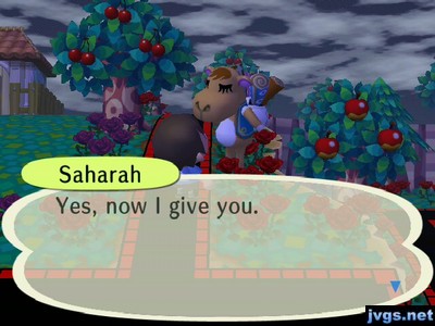 Saharah: Yes, now I give you.