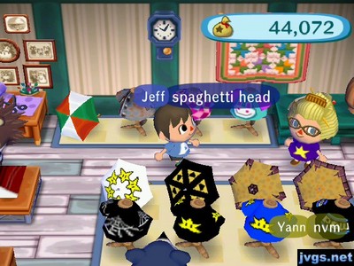 Jeff: Spaghetti head.