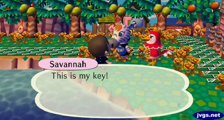 Savannah: This is my key!