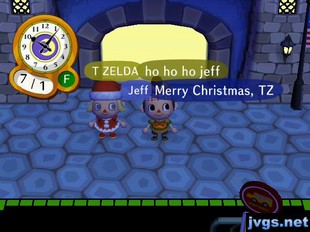 T Zelda: ho ho ho Jeff. Jeff: Merry Christmas, TZ.