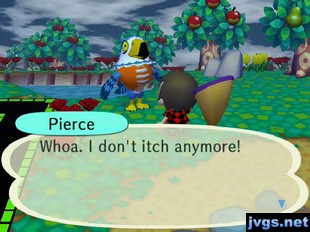 Pierce: Whoa. I don't itch anymore!