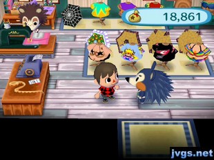 Two bikinis on display in Able Sisters.