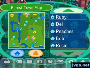 The Forest town map as of July 28, 2011.