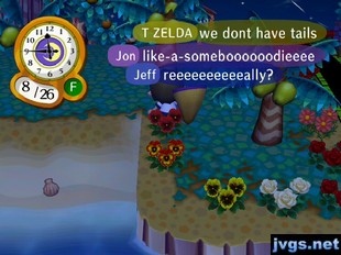 T Zelda: We don't have tails.