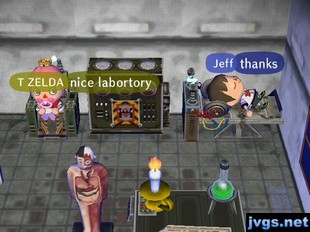 T Zelda: Nice labortory.
