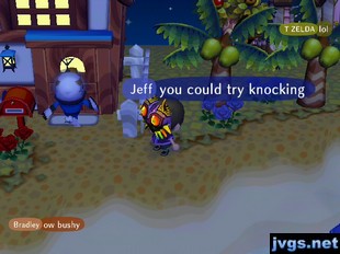 Jeff, to Gulliver: You could try knocking.