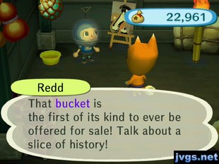 Redd: That bucket is the first of its kind to ever be offered for sale! Talk about a slice of history!