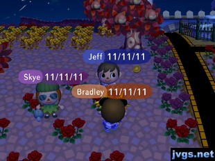 Jeff, Skye, and Bradley all saying the date: 11/11/11