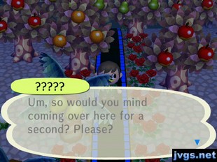 ?????: Um, so would you mind coming over here for a second? Please?