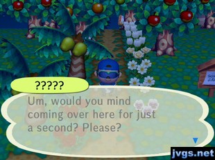 ?????: Um, would you mind coming over here for just a second? Please?