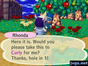 Rhonda: Here it is. Would you please take this to Curly for me? Thanks, hole in 1!