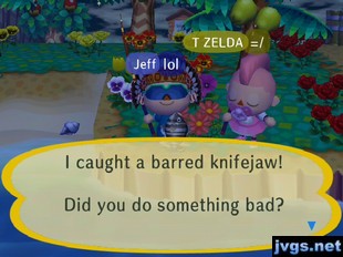 I caught a barred knifejaw! Did you do something bad?