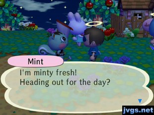 Mint: I'm minty fresh! Heading out for the day?