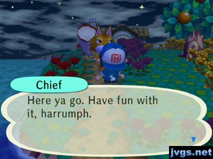 Chief: Here ya go. Have fun with it, harrumph.