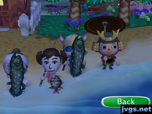 Holding up our best catches of the night.