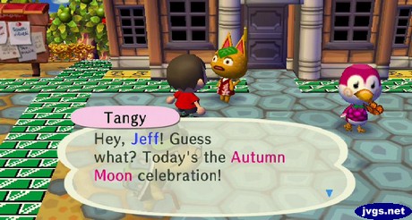 Tangy: Hey, Jeff! Guess what? Today's the Autumn Moon celebration!