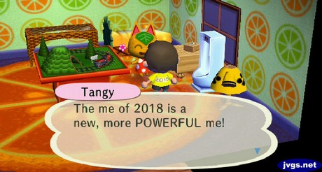Tangy: The me of 2018 is a new, more POWERFUL me!