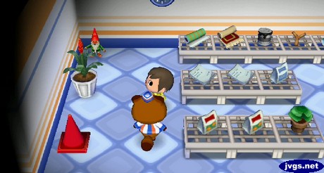 Three items with orange-ish points on top for sale in Nook 'n' Go.
