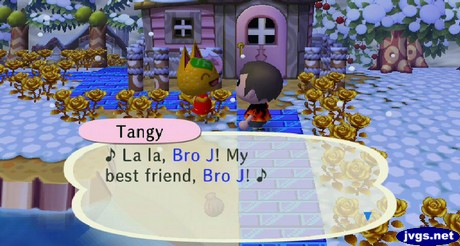 Tangy: La la, Bro J! My best friend, Bro J!
