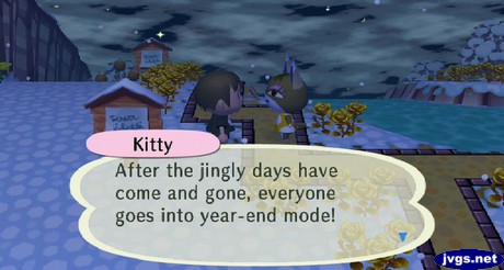 Kitty: After the jingly days have come and gone, everyone goes into year-end mode!