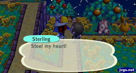 Sterling: Steel my heart!