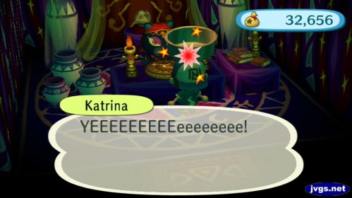 Katrina: YEEEEEEEEEeeeeeeee!