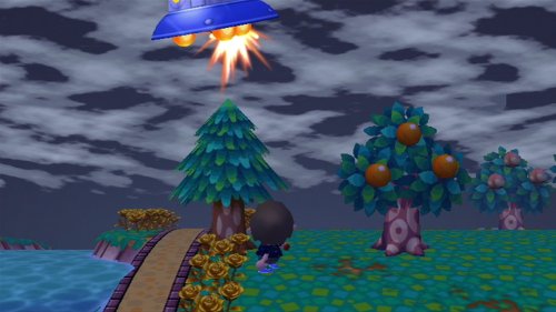 Shooting Gulliver's UFO in ACCF.