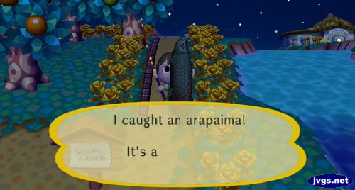 I caught an arapaima! It's a