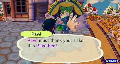 Pave: Pave must thank you! Take this Pave bed!