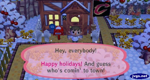 Hey, everybody! Happy holidays! And guess who's comin' to town!