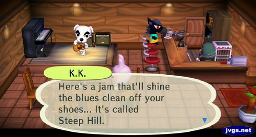 K.K.: Here's a jam that'll shine the blues clean off your shoes... It's called Steep Hill.