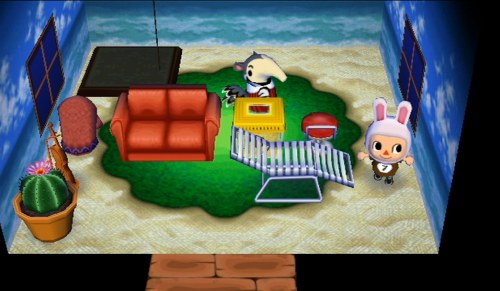 Antonio's questionably-designed house.