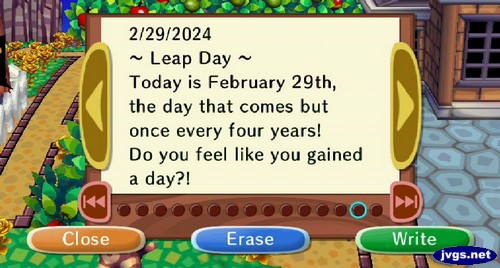 ~Leap Day~ Today is February 29th, the day that comes but once every four years! Do you feel like you gained a day?!