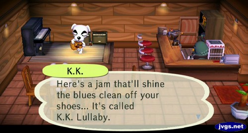 K.K.: Here's a jam that'll shine the blues clean off your shoes... It's called K.K. Lullaby.