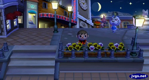 Rolf walks towards me in the city.