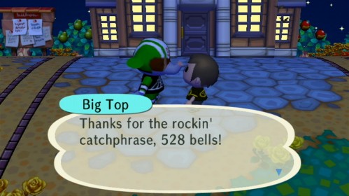 Big Top: Thanks for the rockin' catchphrase, 528 bells!